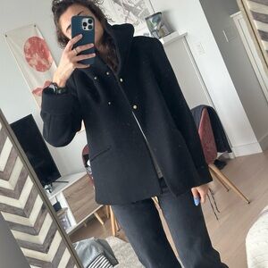 Zara Black Pea Coat